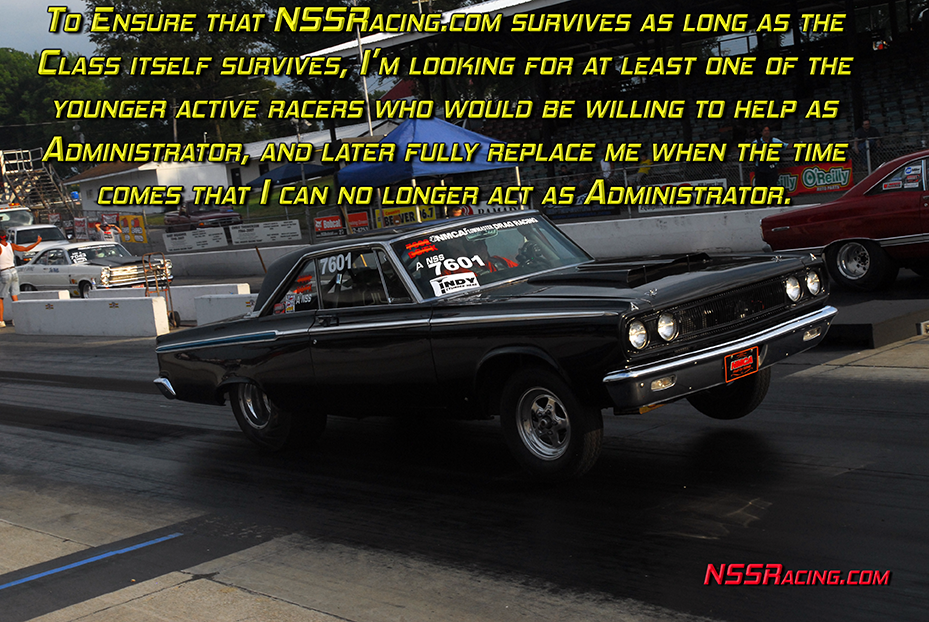 Looking For Future Care Takers of NSSRacing.com